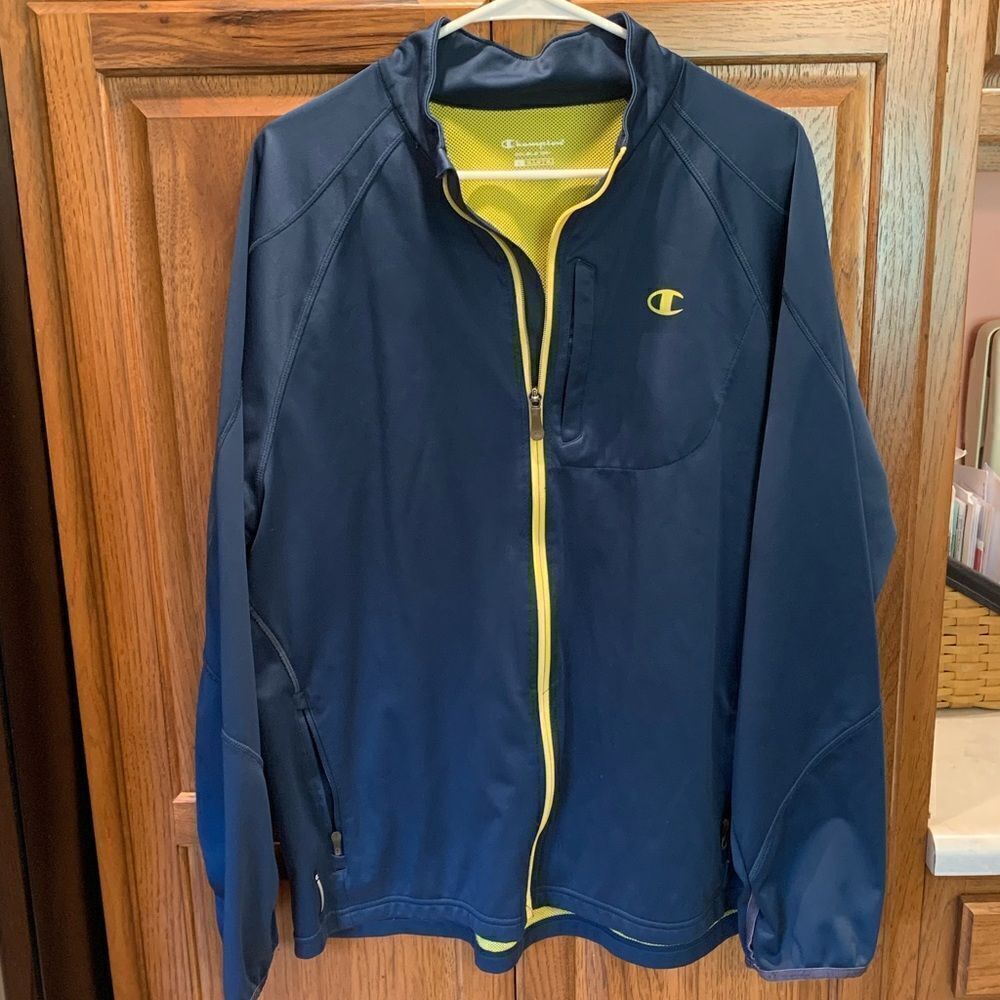 Like New! Size Large, Champion, Navy Jacket